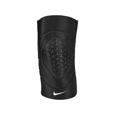 Imagen de Nike Pro Closed Patella Knee Sleeve 3 Black White Tobilleras, Rodilleras, férulas y cabestrillos, Adultos Unisex, Multicolor, S