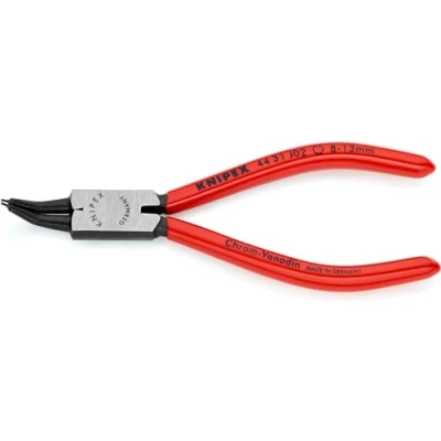 Imagen de Knipex Alicate para arandelas interiores en taladros ángulo de 45 negro atramentado, recubiertos plástico 140 mm 44 31 J02