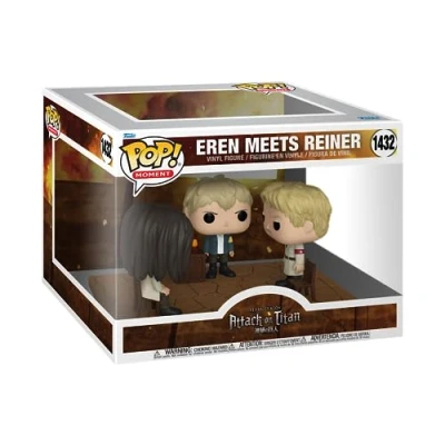 Imagen de Funko Pop! Moment: Aot Eren Jaeger Meets Reiner Attack On Titan Figura de Vinilo Coleccionable Idea Regalo Mercancia Oficial Juguetes para Niños y Adultos Anime Fans