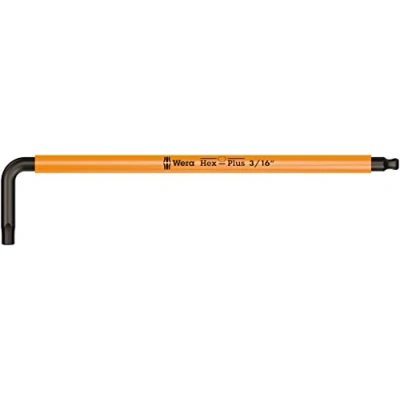 Imagen de Wera 950 SPKL Llave acodada métrica Multicolour, imperial, 3/16 pulgada leuchtorange