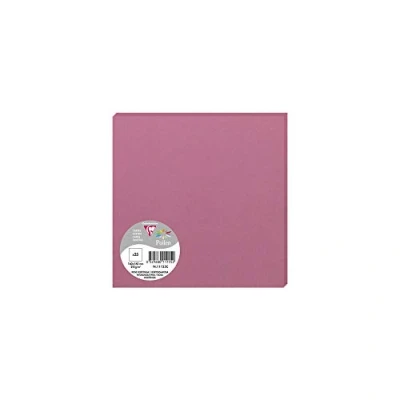 Imagen de Clairefontaine Pack 25 Sobres Polen 16 x cm, 210 g/m², color Rose Hortensia 0