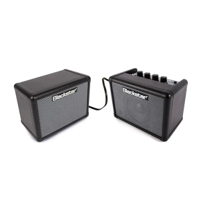 Imagen de Blackstar Fly 3 Pack Batería Portátil para Bajo Mini Amp Guitarra Eléctrica MP3 Line In &amp; Headphone Contiene 3, 103 Bajo, Adaptador de Corriente