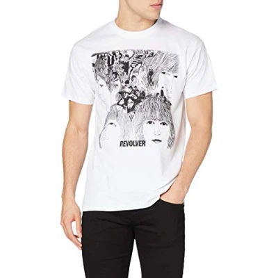 Imagen de Rock Off The Beatles Revolver Album Cover Camiseta, Blanco (Weiß), XX Large (Talla Fabricante: Large) para Hombre