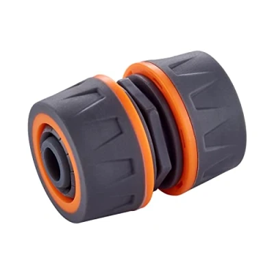 Imagen de GRIFEMA GE1203 para Manguera 1/2&quot; (12.5mm) 5/8&quot; (15mm), Acoplamiento Rápido Reparación Extendida, Protección Solar, Fácil Instalación, Gris Naranja
