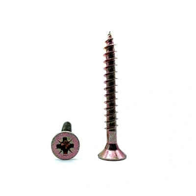 Imagen de DOJA Barcelona Tirafondos para Madera Con Punta Philips 100 Tornillos 4 x 60mm + 1 PZ2 Cabeza Avellanada Estrella Tornillo aglomerado, Contrachapado, Muebles...