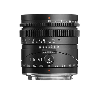 Imagen de TTArtisan Lente inclinable f1.4 de 50 mm Marco Completo, Lentes Retrato Manual Gran Apertura Compatible con Montaje RF/EOS R