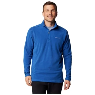 Imagen de Columbia Klamath Range 2 Media Cremallera Forro Polar, Mountain Blue, L para Hombre