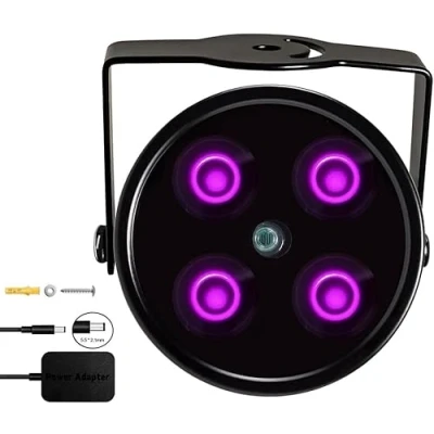 Imagen de JC IR Illuminator Luz infrarroja de 4 LED para cámara IR, Serie Quest y PSVR2 con Adaptador Corriente