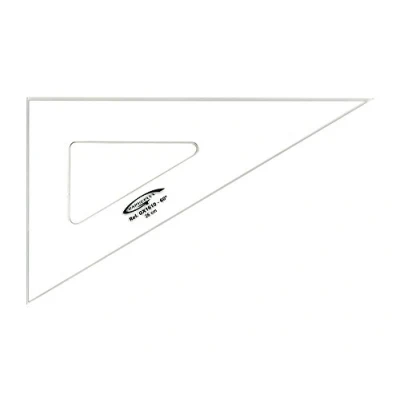 Imagen de Graphoplex ángulo de 60 3 bordes mancha 26 cm transparente