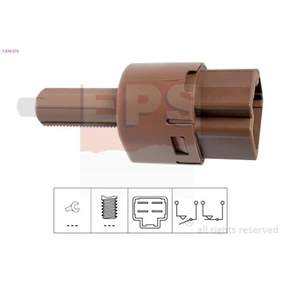 Imagen de FACET 7.1276 Interruptor luces freno mecánico Made in Italy OE Equivalent NISSAN: Juke, Tiida Hatchback, MICRA 4