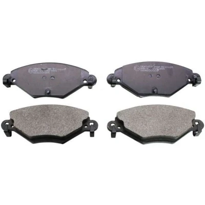 Imagen de DENCKERMANN B110105 Juego de pastillas freno Eje delantero con contacto avisador desgaste CITROËN: C5 I Hatchback, II Hatchback