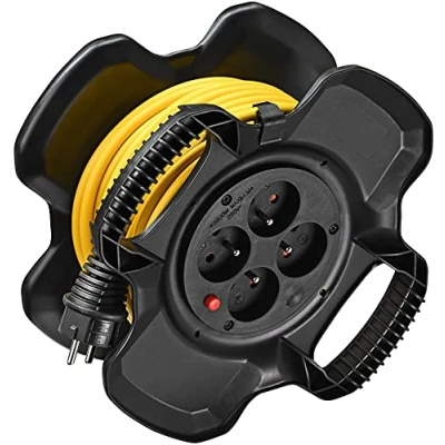 Imagen de Brennenstuhl enrouleur de câble x gum avec 4 prises 20m h05vv f 3g1,5