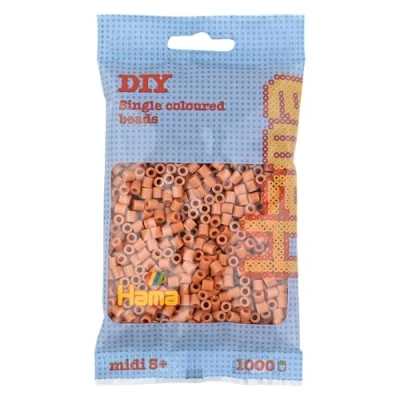 Imagen de Hama Marrón Claro, 1000 Cuentas en Bolsa, Color clair 21, 2.5 mm (207 21)
