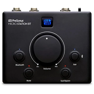 Imagen de PreSonus MicroStation BT Controlador de monitores 2.1 con conectividad Bluetooth