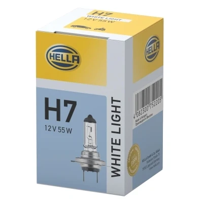 Imagen de HELLA 8GH 223 498 131 Lámpara, faro de carretera H7 12V 55W 4200K Halógena AUDI: A3 Hatchback, A2, VOLKSWAGEN: Polo IV Passat B6 Berlina