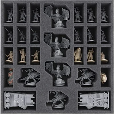 Imagen de Feldherr AFMFGA045BO Bandeja de Espuma Compatible con El Señor los Anillos: Viajes por La Tierra Media Guerra rebaños Caja del Juego Mesa