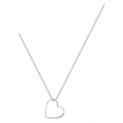 Imagen de Elli Heart CUT OUT Collar silvercoloured, Mujer, Talla: 45, Silver coloured