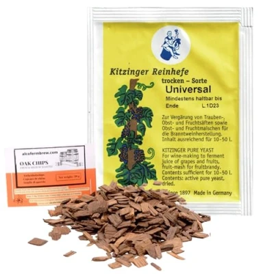 Imagen de AlcoFermBrew Levadura de vino, seca, fermentación, nutritiva, rápida, producto enológico