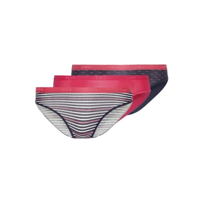 Imagen de DIM Pocket Brief 3 PACK Braguitas, Mujer, Talla: 38/40, Pink/dark blue/dark blue