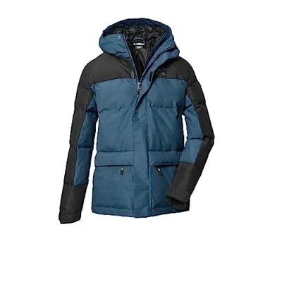 Imagen de killtec Niño Chaqueta acolchada con capucha/chaqueta de invierno repelente al agua KOW 156 BYS QLTD JCKT, dark olive, 128, 40912 000