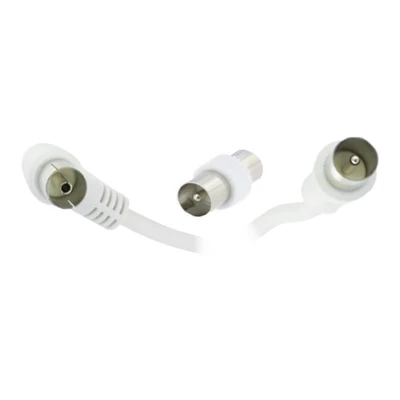 Imagen de Cable De Antena Edenwood 10 Metros Macho Hembra Blanco