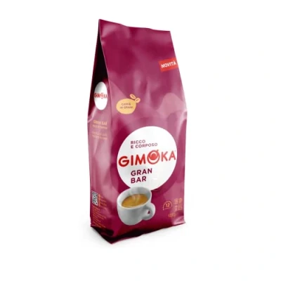 Imagen de Gimoka Cafè En Grano 1 Kg Mezcla GRAN BAR Intensitad 12 Made In Italy
