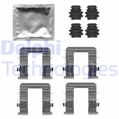 Imagen de DELPHI LX0728 Kit de accesorios, pastillas frenos PEUGEOT: 3008 II SUV, KIA: SORENTO 3