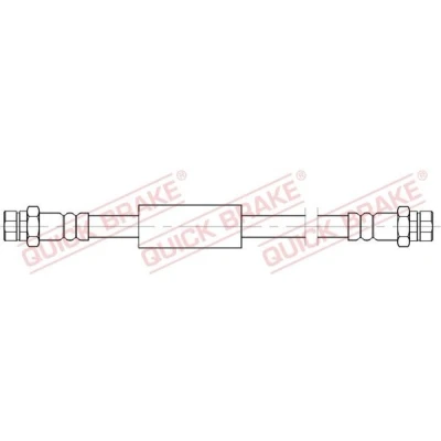 Imagen de QUICK BRAKE 22.321 Latiguillos de Freno 254 M10x1