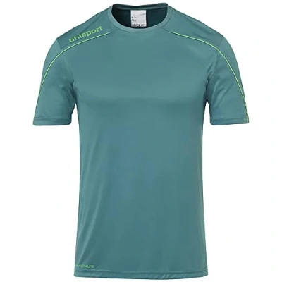 Imagen de uhlsport Stream 22 Shirt Shortsleeved Camiseta De Entrenamiento, Hombre, fir Verde/Verde Fluor, XXL