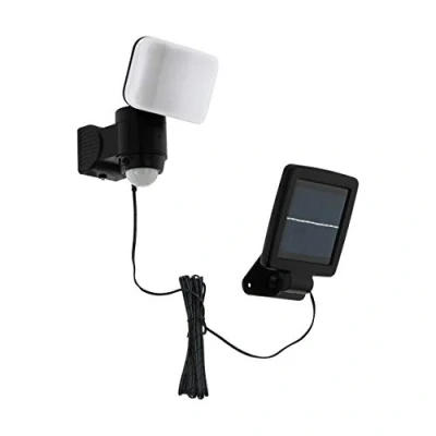 Imagen de EGLO Lámpara LED solar Casabas con sensor, negro