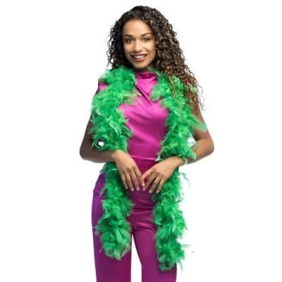 Imagen de Boland Boa de plumas, colores a elegir, longitud aprox. 180 cm, accesorio disfraz, charlestón, años 20, flapper, carnaval, fiesta temática