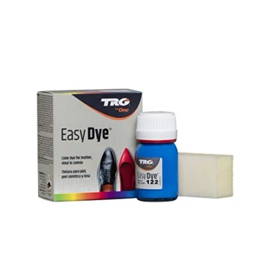 Imagen de TRG The One Tinte para Calzado y Complementos de Piel Tintura zapatos Piel, Lona Sintética con Esponja aplicadora Easy dye #122 Daphne, 25ml