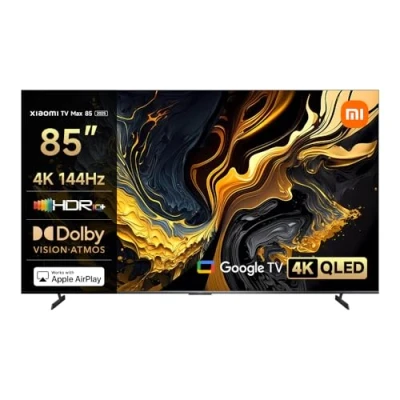 Imagen de TV QLED 85&quot; Xiaomi Max 85, 4K, Smart con Google, 120 240Hz, Dolby Vision Atmos, Gris oscuro