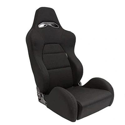 Imagen de AUTO STYLE Asiento Deportivo &#039;Eco&#039; Negro Respaldo Ajustable a la Izquierda incl. Correderas
