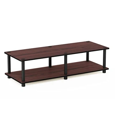 Imagen de Furinno Soporte para TV, Madera, Dark Cherry/Black, Wide 41.3&quot;(W) x10.9(H) x15.6(D)