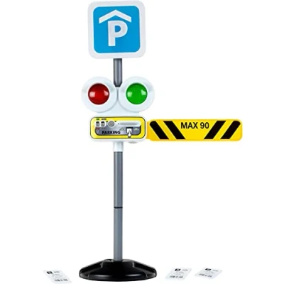 Imagen de Theo Klein 2960 Parking Barrier I AutoMatic or Manually Adjustable Traffic Light phases Movable Switch off Toys for Children Aged 3 and over