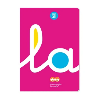 Imagen de EDITORIAL LAMELA Paquete 5 Libretas A4 C 3 50 hojas PP 90 grs, SURTIDO FLÚOR, 06A4P03