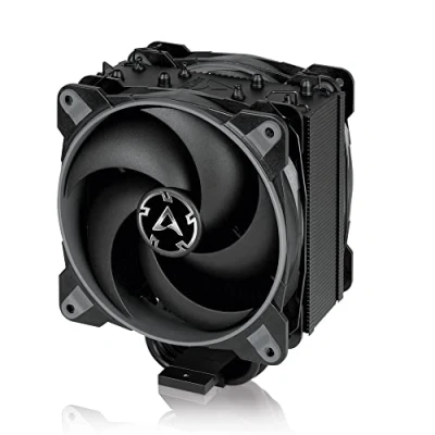 Imagen de ARCTIC Freezer 34 eSports DUO Ventilador CPU, CPU Cooler, Disipador de Enfriador Push Pull, Silencioso, 2002100 rpm, 2 Ventiladores PWM 120mm, LGA1851 &amp; LGA1700 Compatible Gris/Blanco