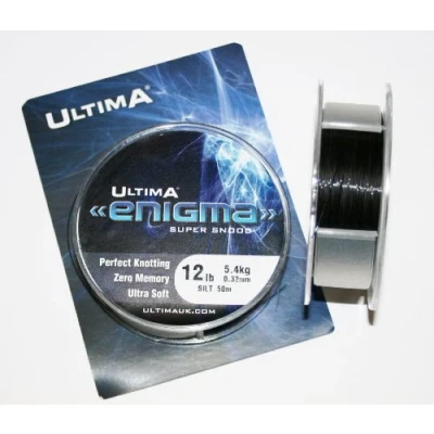 Imagen de ULTIMA Enigma Línea de Pesca especializada Carrete 50 m, para Hombre, Gris Limón, 0.32mm 12.0lb/5.5kg