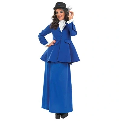 Imagen de Fun Shack Disfraz Niñera Victoriana Mujer, La Magica Poppins Sirvienta Victoriano Mujer Carnaval Talla M