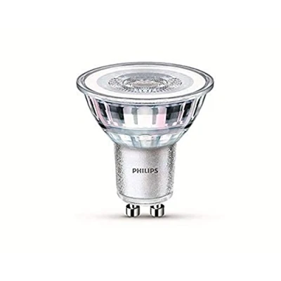 Imagen de Philips Bombilla LED cristal 50W GU10 luz blanca cálida 36º apertura , no regulable pack 2