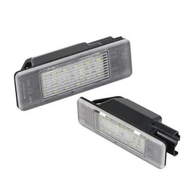 Imagen de AutoStyle v 032002 luz de placa matrícula LED sobre mesure /Peut divers version 2, Black
