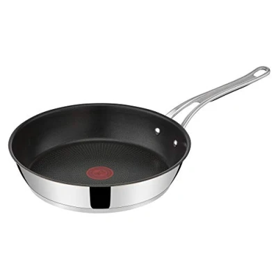 Imagen de Tefal Jamie Oliver Cook&#039;s Classics E3060635 Sartén antiadherente (28 cm, apta para inducción, horno, acero inoxidable, mango remachado)