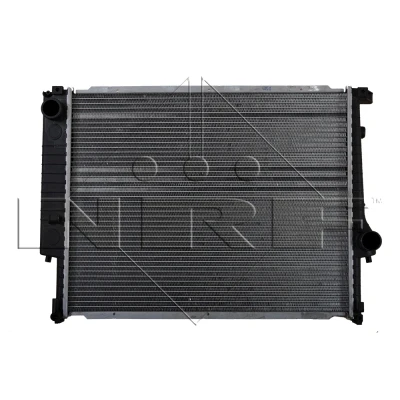 Imagen de NRF EASY FIT 509558 Radiador, refrigeración del motor Aluminio 551 435 34 con clip de émbolo Aletas soldadas BMW: 3 Berlina, Coupé