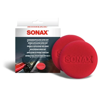 Imagen de SONAX Aplicador de esponja (2 unidades) súper suave, para la aplicación y distribución ceras, sellados lociones protegiendo superficie﻿ N. 04171410