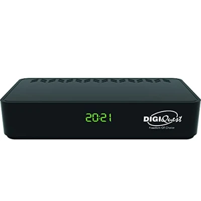 Imagen de Digiquest Digital Terrestre Decodificador DVB T2 SH 4 Mediaplayer, Negro
