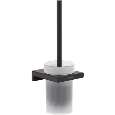 Imagen de hansgrohe AddStoris Escobillero WC de pared, negro mate, 41752670