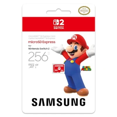 Imagen de Tarjeta Micro SDXC Nintendo Samsung MicroSD Express, 256 GB
