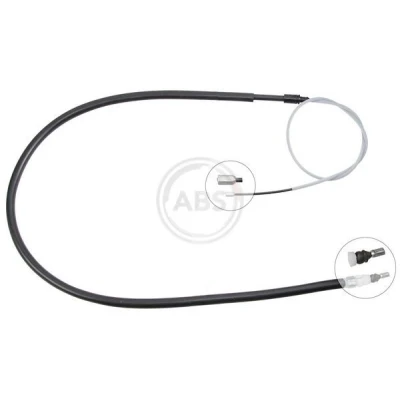 Imagen de A.B.S. K18890 Cable de Freno Mano 1910 Discos para dirección izquierda/derecha PEUGEOT: 207 Hatchback
