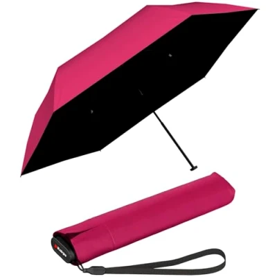 Imagen de Knirps Paraguas de bolsillo US.050 Ultra Light Slim Manual con protección UV y calor Love